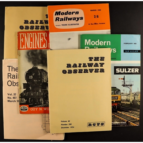 15 - RAILWAY TRAIN MAGAZINES 1962 - 1998 Comprising of 'Modern Railways' 1962-1964 (15 magazines), 'The R... 