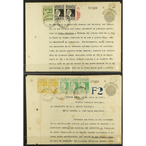 153 - ARGENTINA 1797-1949 DOCUMENTS A generous pile of old documents, mostly Official & bearing various ca... 