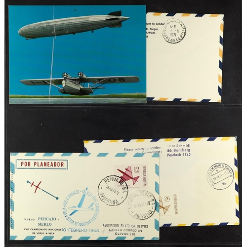 155 - ARGENTINA AIRMAIL COVERS 1959-2010 with mostly first flights or special flights illustrated covers w... 