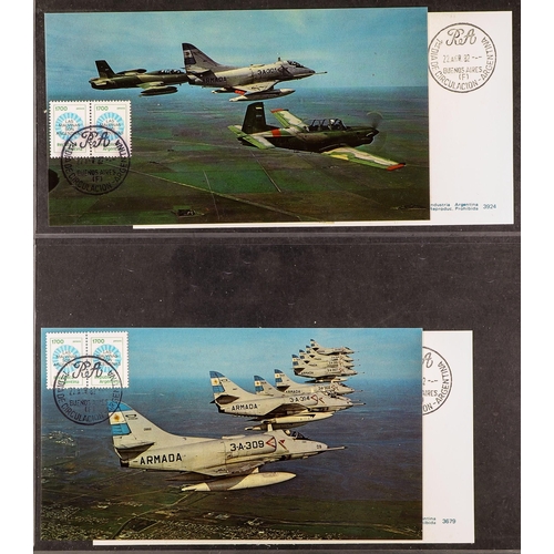 155 - ARGENTINA AIRMAIL COVERS 1959-2010 with mostly first flights or special flights illustrated covers w... 