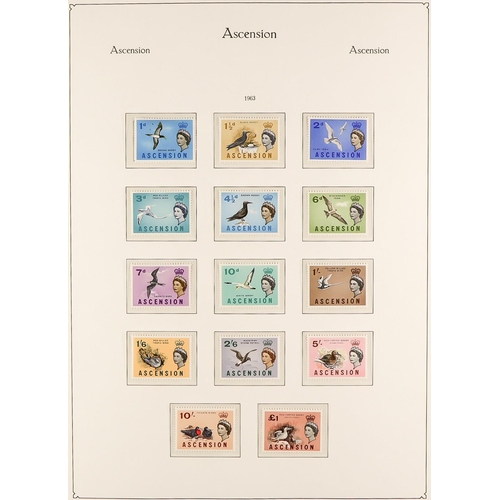 167 - ASCENSION 1953-92 NEVER HINGED MINT COLLECTION IN A KA-BE HINGELESS ALBUM a complete basic run from ... 