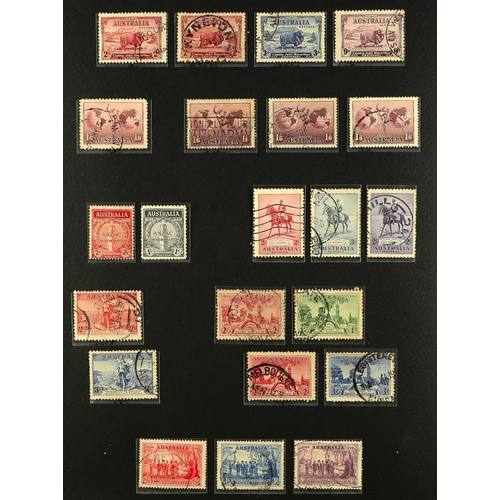 169 - AUSTRALIA 1913-1990's COLLECTION in two albums, incl. Roo issues with higher values and Specimen ove... 