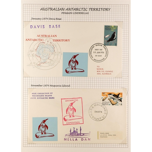 181 - AUSTRALIAN ANT.TERR      1964-99 COVERS & CARDS COLLECTION many are crew signed, some bearing Cinder... 