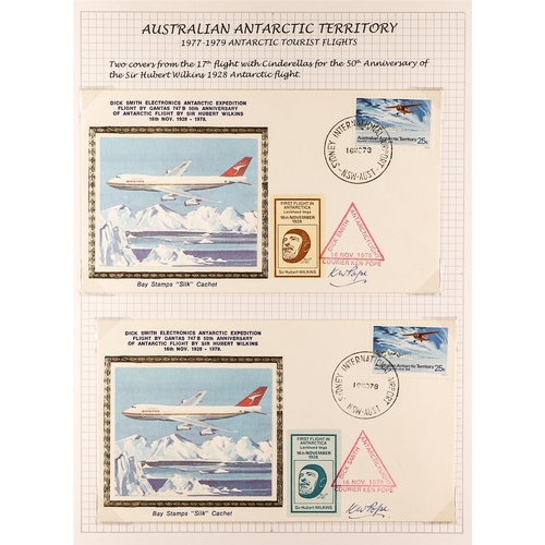 181 - AUSTRALIAN ANT.TERR      1964-99 COVERS & CARDS COLLECTION many are crew signed, some bearing Cinder... 