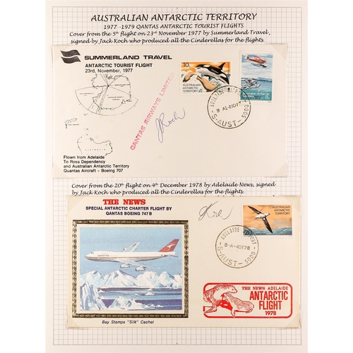 181 - AUSTRALIAN ANT.TERR      1964-99 COVERS & CARDS COLLECTION many are crew signed, some bearing Cinder... 