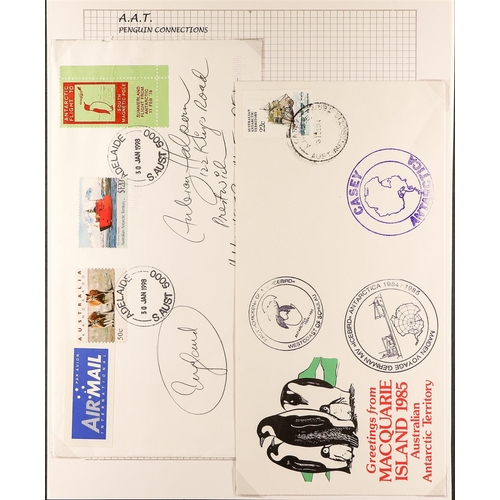 181 - AUSTRALIAN ANT.TERR      1964-99 COVERS & CARDS COLLECTION many are crew signed, some bearing Cinder... 