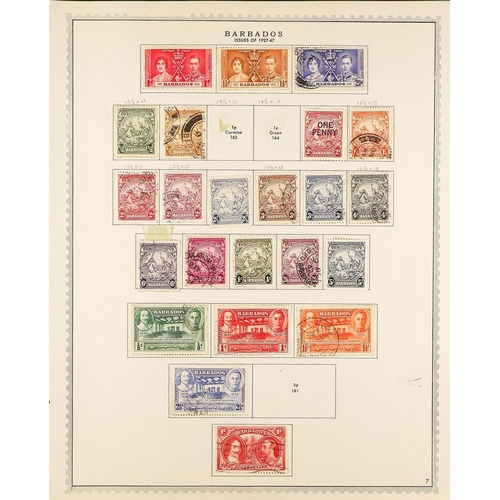 208 - BARBADOS 1861-1961 used collection incl. 1861-70 rough perf. 1d, 6d & 1s, 1872 small star 6d, 1875-8... 