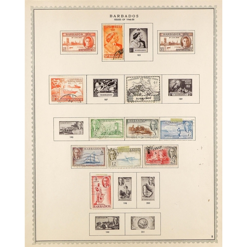 208 - BARBADOS 1861-1961 used collection incl. 1861-70 rough perf. 1d, 6d & 1s, 1872 small star 6d, 1875-8... 