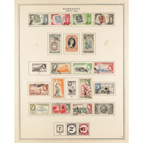 208 - BARBADOS 1861-1961 used collection incl. 1861-70 rough perf. 1d, 6d & 1s, 1872 small star 6d, 1875-8... 