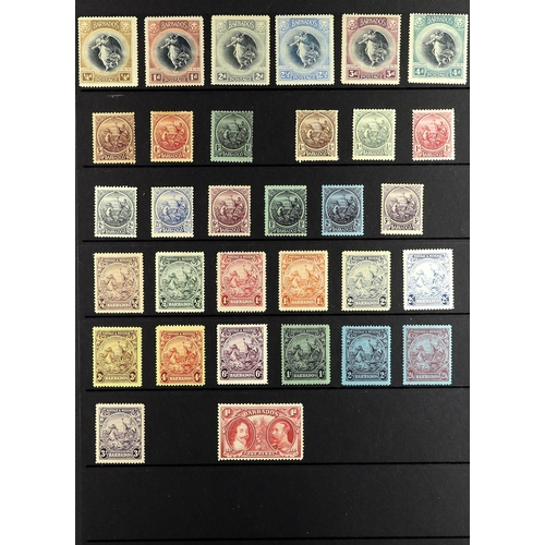 210 - BARBADOS 1882-1935 MINT COLLECTION incl. 1882-86 most to 5s incl. 1d, 2½d and 6d, 1892-1903 set, 189... 