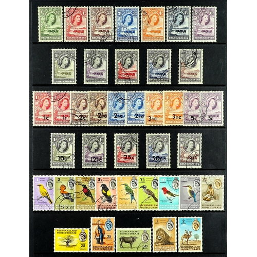 225 - BECHUANALAND 1904-61 FINE USED COLLECTION incl. 1913-24 to 6d, 1925-27 to 3d, 1935 Jubilee set and 1... 