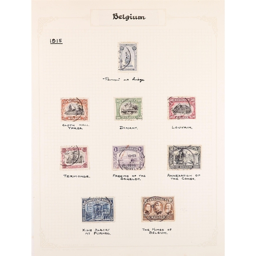 229 - BELGIUM 1840's - 1940's MINT & USED COLLECTION incl. 1849 