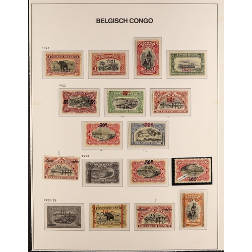 233 - BELGIAN COLONIES BELGIAN CONGO 1886-1923 mint collection incl. 1886 values to 50c, 1894-1901 range t... 