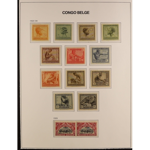 233 - BELGIAN COLONIES BELGIAN CONGO 1886-1923 mint collection incl. 1886 values to 50c, 1894-1901 range t... 