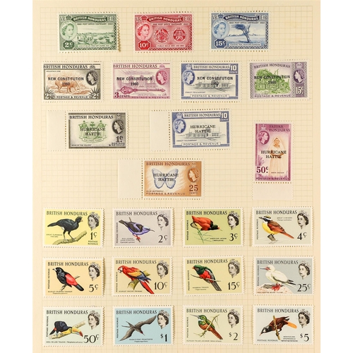 252 - BR. HONDURAS 1953-72 MINT COLLECTION incl. 1953-62 set to 50c, 1962 Birds set complete, 1968 Wildlif... 