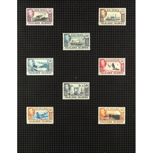 26 - COLLECTIONS & ACCUMULATIONS BRITISH COMMONWEALTH KGVI- EARLY QE2 OLD TIME MINT COLLECTION IN FIVE AL... 