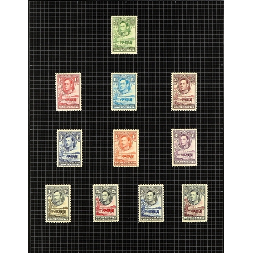 26 - COLLECTIONS & ACCUMULATIONS BRITISH COMMONWEALTH KGVI- EARLY QE2 OLD TIME MINT COLLECTION IN FIVE AL... 