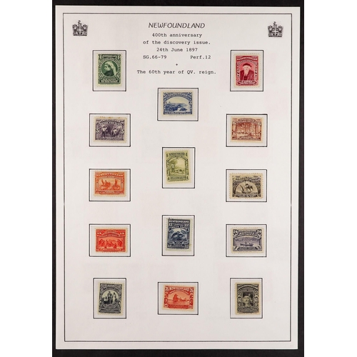 274 - CANADA - NEWFOUNDLAND 1880-1908 MINT COLLECTION incl. 1880-82 1c (x7), 2c, 3c (x2) & 5c (x2), 1887 ½... 