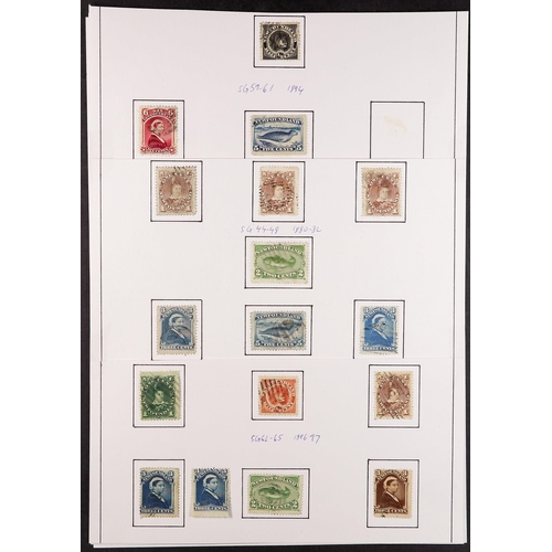 275 - CANADA - NEWFOUNDLAND 1880-1908 USED COLLECTION incl. 1880-82 set incl 1c (x3 shades), 1887 set, 189... 