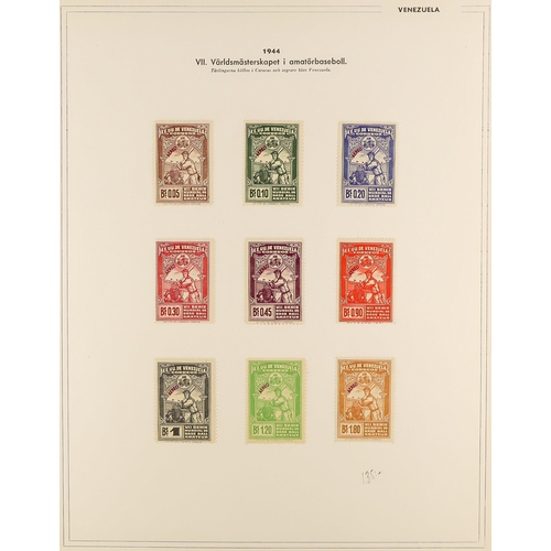 30 - COLLECTIONS & ACCUMULATIONS OLYMPIC GAMES & SPORTS IN EIGHT ALBUMS 1896-1970, with mint sets and min... 