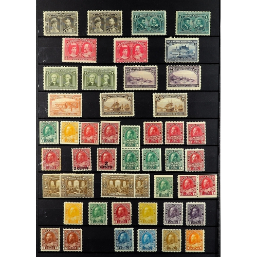 323 - CANADA 1897-1952 MINT RANGES with blocks, coils & booklet panes on stock pages, includes 1897 Jubile... 