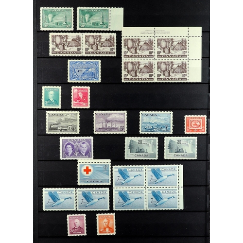 323 - CANADA 1897-1952 MINT RANGES with blocks, coils & booklet panes on stock pages, includes 1897 Jubile... 