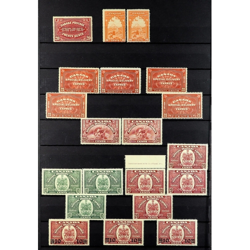 323 - CANADA 1897-1952 MINT RANGES with blocks, coils & booklet panes on stock pages, includes 1897 Jubile... 