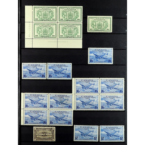 323 - CANADA 1897-1952 MINT RANGES with blocks, coils & booklet panes on stock pages, includes 1897 Jubile... 