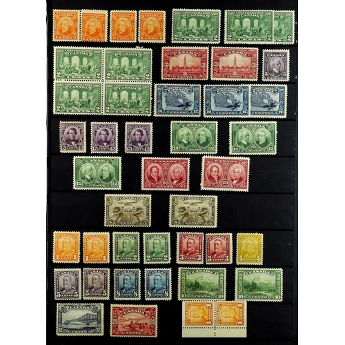 323 - CANADA 1897-1952 MINT RANGES with blocks, coils & booklet panes on stock pages, includes 1897 Jubile... 