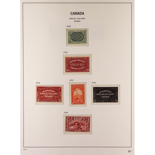 325 - CANADA 1898-1965 AIRS, OFFICIALS, DUES & SPECIAL DELIVERY MINT COLLECTION with Airs 1928-1946 comple... 