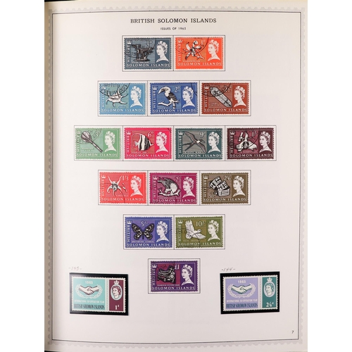 33 - COLLECTIONS & ACCUMULATIONS BRITISH COMMONWEALTH - PACIFIC ISLANDS IN 2 ALBUMS 1880's-1999 with mint... 