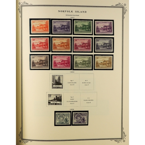 33 - COLLECTIONS & ACCUMULATIONS BRITISH COMMONWEALTH - PACIFIC ISLANDS IN 2 ALBUMS 1880's-1999 with mint... 