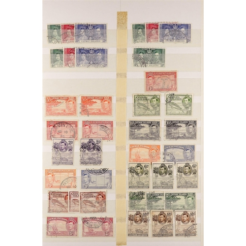 338 - CAYMAN IS. 1900-70 USED COLLECTION incl. 1900 shades, KEVII to 6d, KGV defin ranges to 6d, Pictorial... 