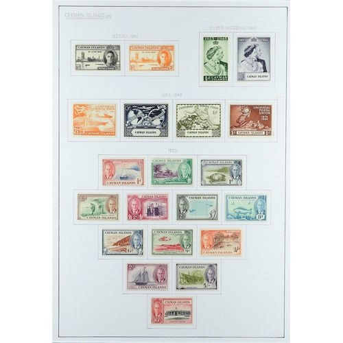 339 - CAYMAN IS. 1937-50 COMPLETE MINT COLLECTION incl. 1938-48 complete with most listed shades to both 1... 