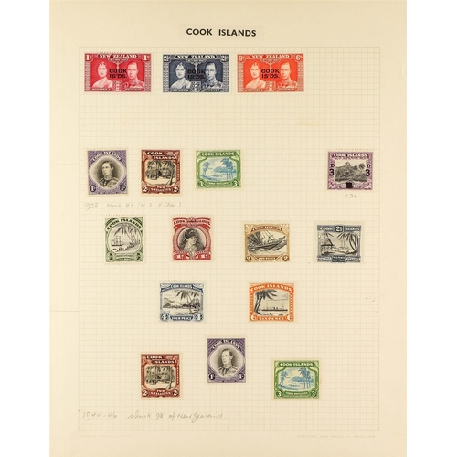 351 - COOK IS. 1903-70 MINT COLLECTION incl. 1919 overprints on NZ to 1s incl. step pairs of 2½d, 3d and 4... 