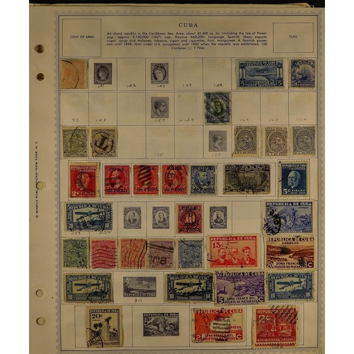 356 - CUBA 1850's TO 1990's ACCUMULATION IN A BOX with a real mixture of mint / never hinged mint & used s... 