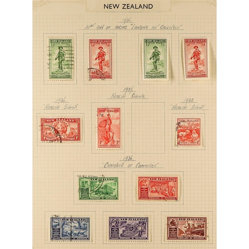 36 - COLLECTIONS & ACCUMULATIONS BRITISH COMMONWEALTH COLLECTION IN FIVE ALBUMS with mint and used QV to ... 