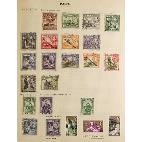 36 - COLLECTIONS & ACCUMULATIONS BRITISH COMMONWEALTH COLLECTION IN FIVE ALBUMS with mint and used QV to ... 