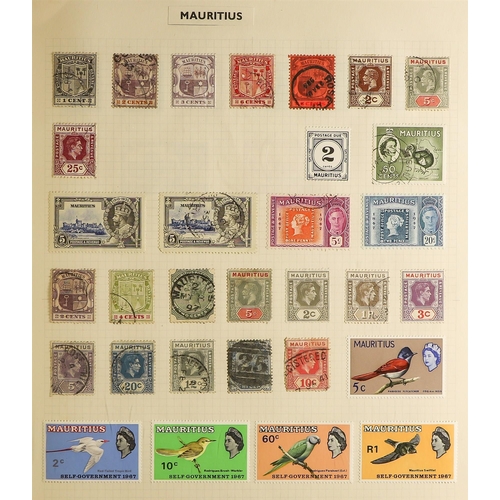 36 - COLLECTIONS & ACCUMULATIONS BRITISH COMMONWEALTH COLLECTION IN FIVE ALBUMS with mint and used QV to ... 