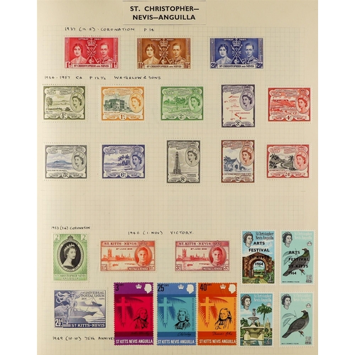 36 - COLLECTIONS & ACCUMULATIONS BRITISH COMMONWEALTH COLLECTION IN FIVE ALBUMS with mint and used QV to ... 