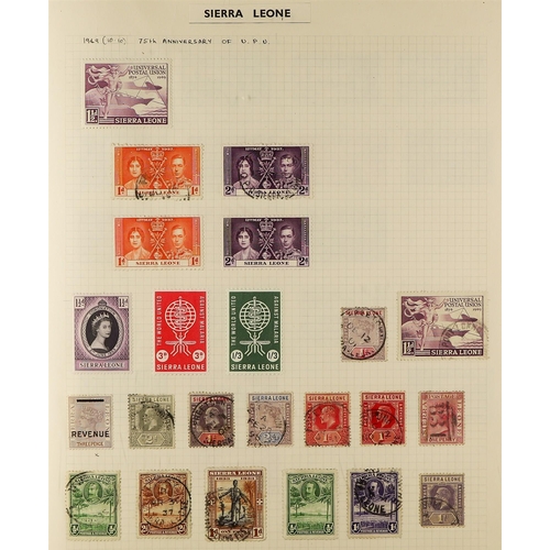 36 - COLLECTIONS & ACCUMULATIONS BRITISH COMMONWEALTH COLLECTION IN FIVE ALBUMS with mint and used QV to ... 