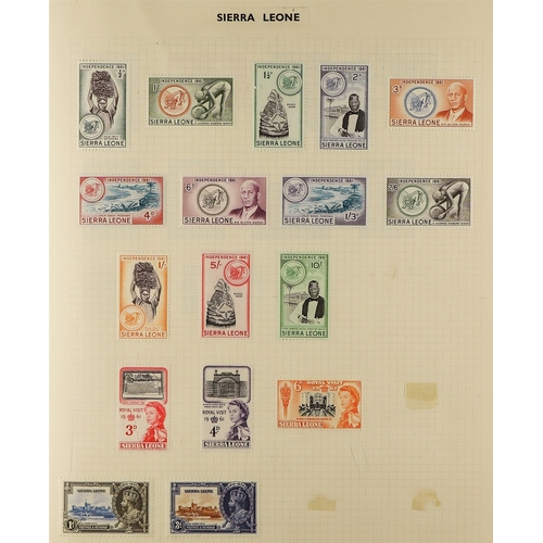 36 - COLLECTIONS & ACCUMULATIONS BRITISH COMMONWEALTH COLLECTION IN FIVE ALBUMS with mint and used QV to ... 