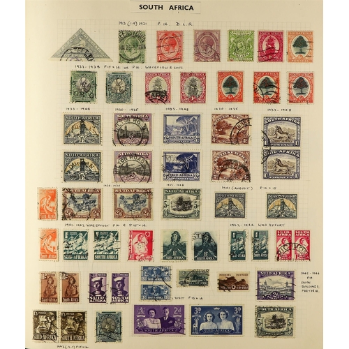 36 - COLLECTIONS & ACCUMULATIONS BRITISH COMMONWEALTH COLLECTION IN FIVE ALBUMS with mint and used QV to ... 