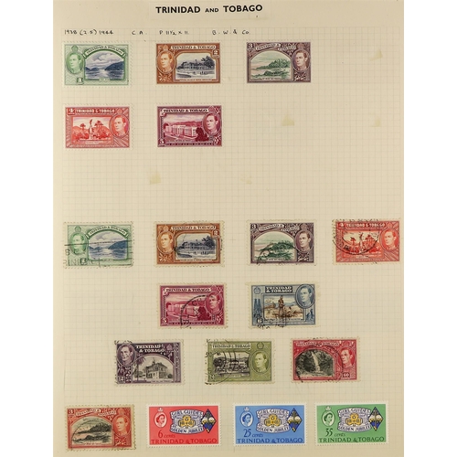 36 - COLLECTIONS & ACCUMULATIONS BRITISH COMMONWEALTH COLLECTION IN FIVE ALBUMS with mint and used QV to ... 