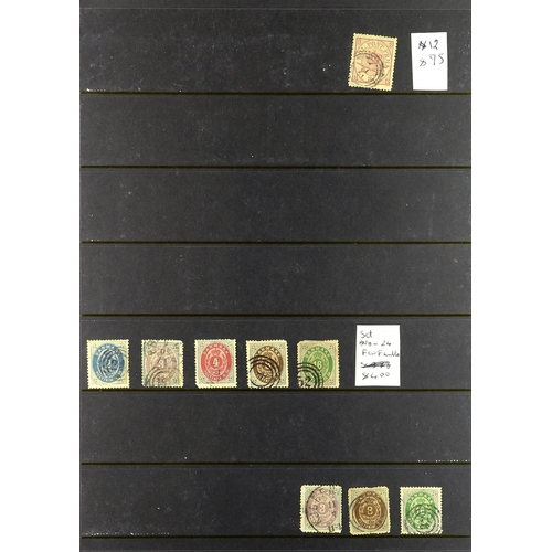 367 - DENMARK 1851-1963 ranges incl. 1863 rouletted 16s used, 8s green Mi 5 (4) and Mi 8 (2) used, Parcel ... 