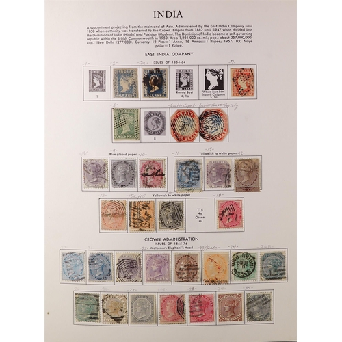 38 - COLLECTIONS & ACCUMULATIONS BRITISH COMMONWEALTH - ASIA 1850's - 1980's mint & used collection with ... 