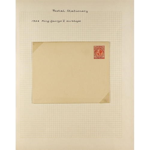 419 - FALKLAND IS. POSTAL STATIONERY 1913-32 1d red Envelope, Type III (Heijtz E2c, H&G B5) fine unused, p... 