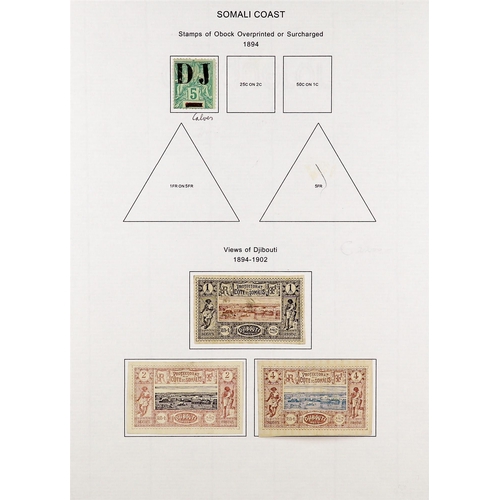 423 - FALKLAND IS. DEPS. SOMALI COAST 1894-1902 mint collection incl. 1894 5c 