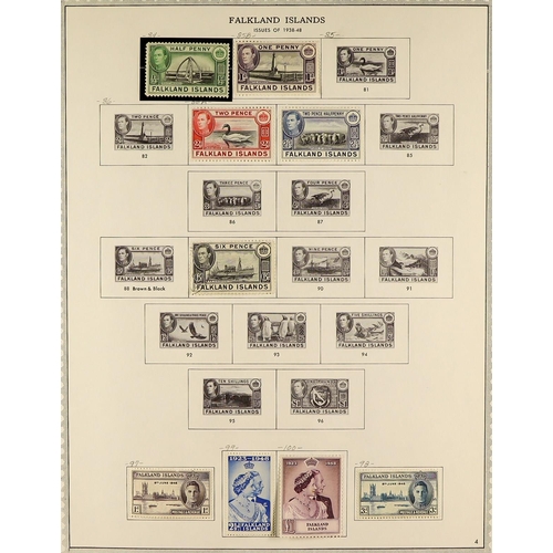 43 - COLLECTIONS & ACCUMULATIONS COMMONWEALTH - NORTH AMERICA AND ATLANTIC AREAS an album of mint, never ... 