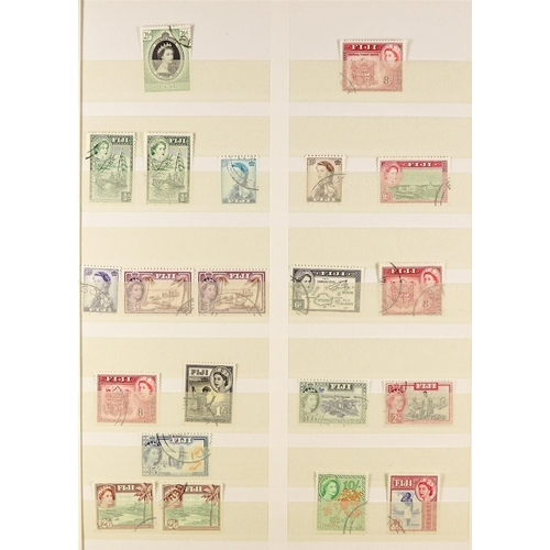 432 - FIJI 1953 - 2000 USED COLLECTION with many showing First Day of Issue cancels, a highly complete run... 